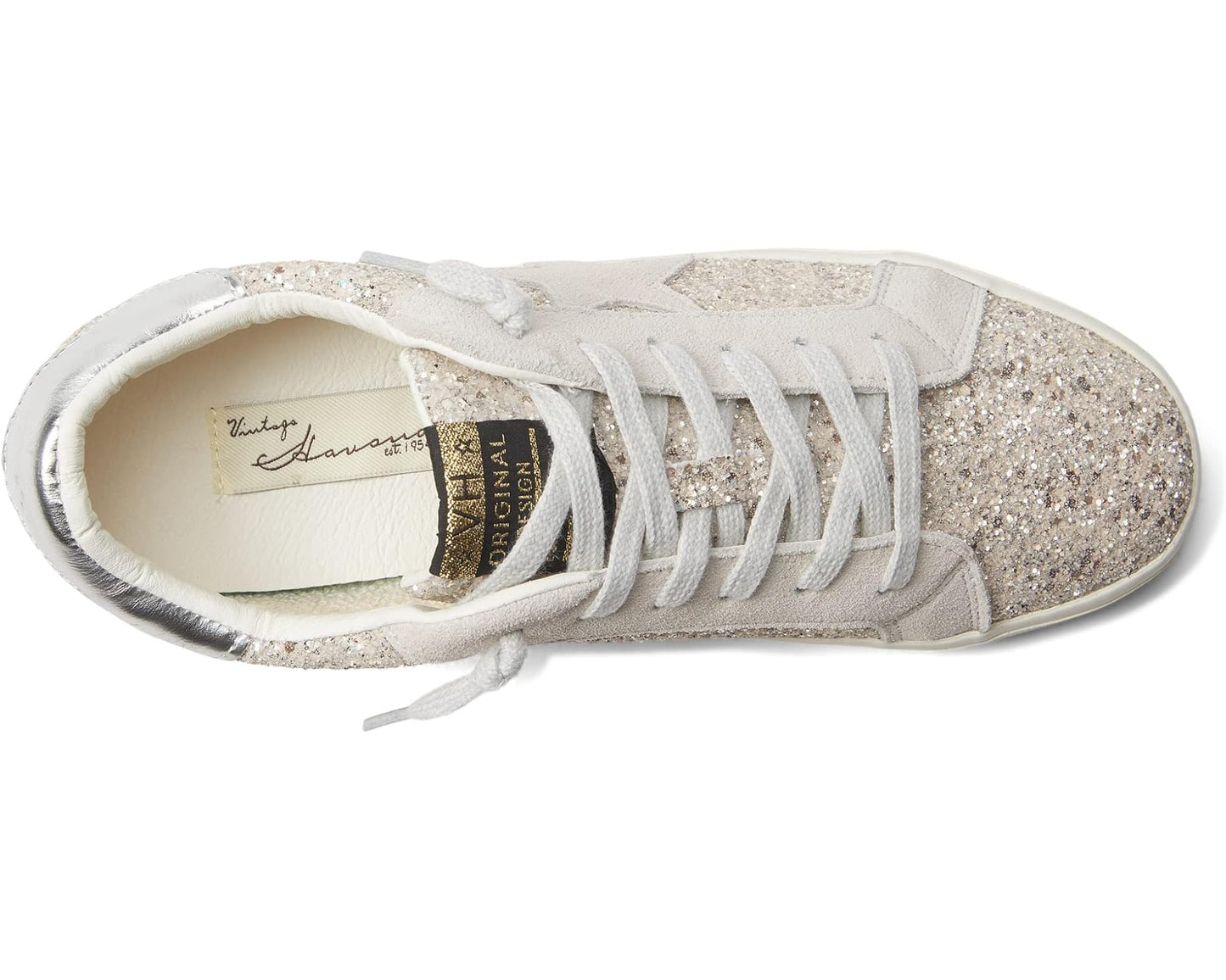 Vintage Havana Palmer Silver Glitter Sneaker