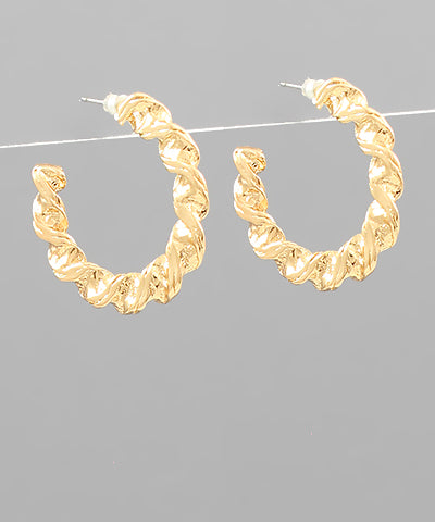 Twisted Flat Hoops