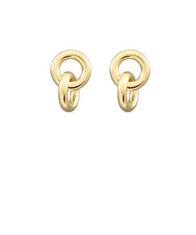 Circle Linked Earrings
