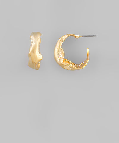 Textured Metal Hoops
