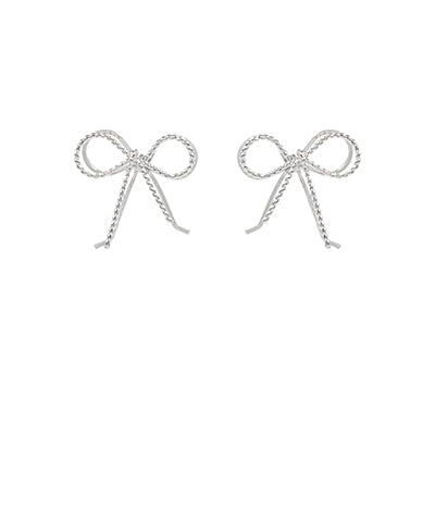 Double Bow Stud Earrings