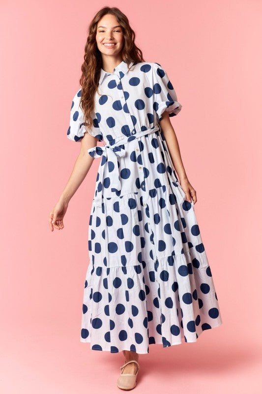 Back To School Dress -Navy