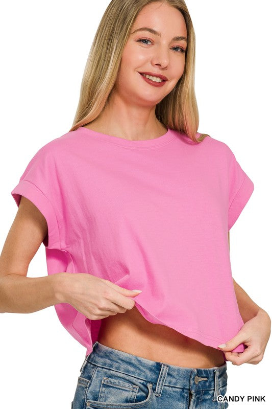 Relax and Repeat Tee - Candy Pink