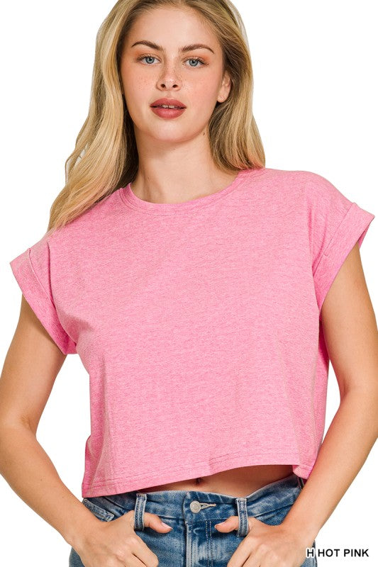 Relax and Repeat Tee - H Hot Pink