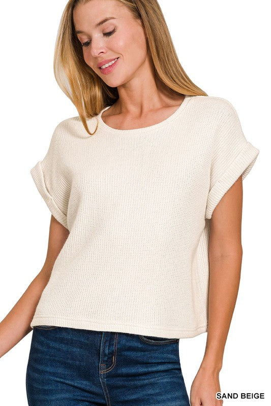 All About Knits Top - Sand Beige