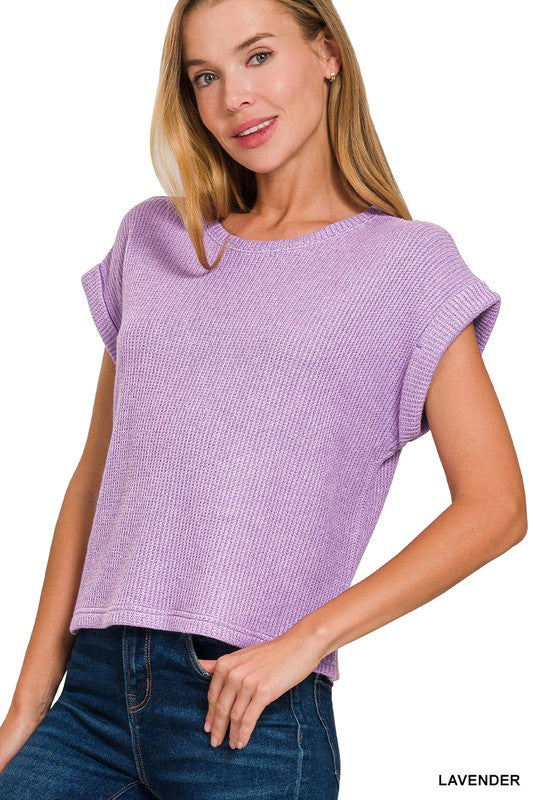 All About Knits Top - Lavender