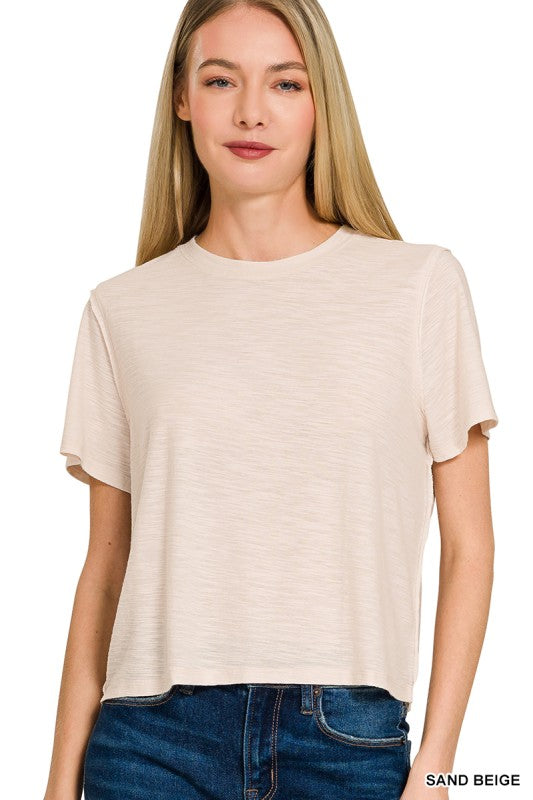 Good Things Ahead Top - Sand Beige
