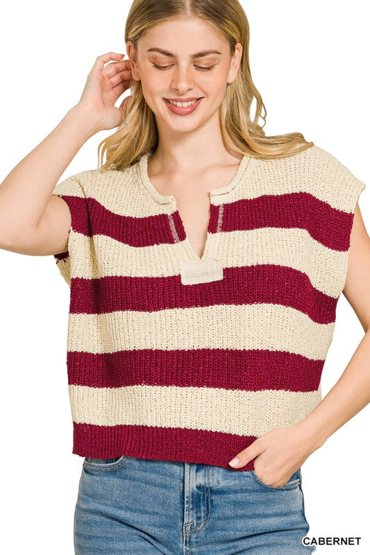Act of Faith Sweater - Cabernet