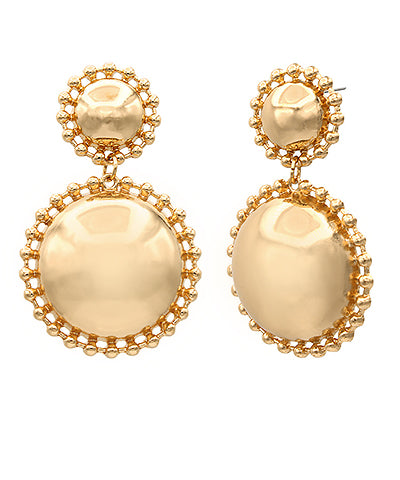 Dotted Dome 2 Drop Earring