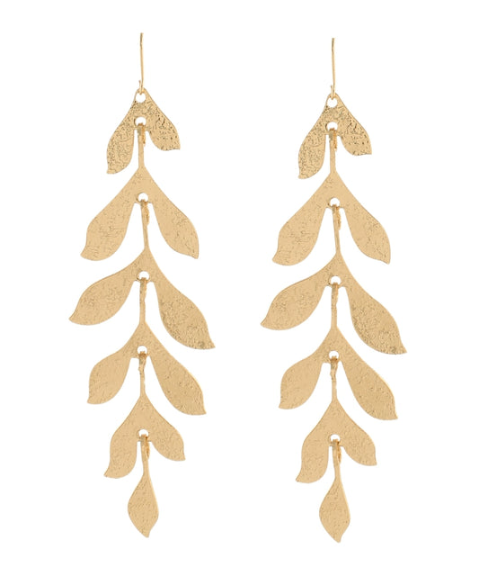 Leaf Long Earrings
