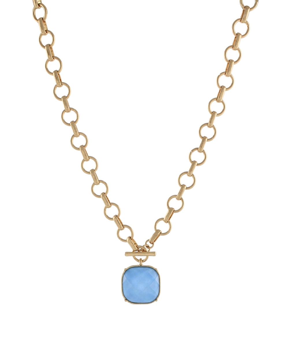 Faceted Stone Necklace