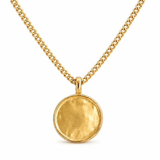 Ellie Vail Catherine Blank Medallion Pendant Necklace