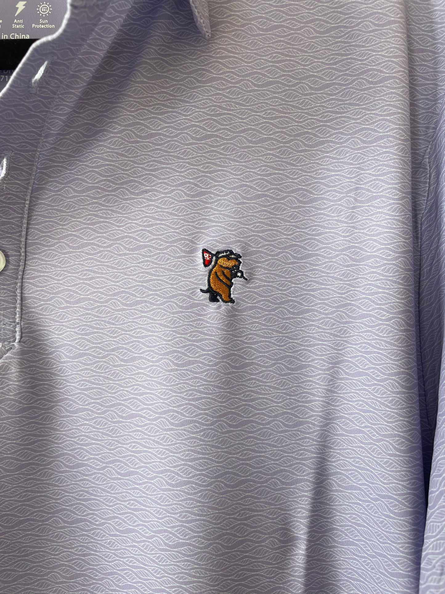 Caddie Wave Polo - Purple