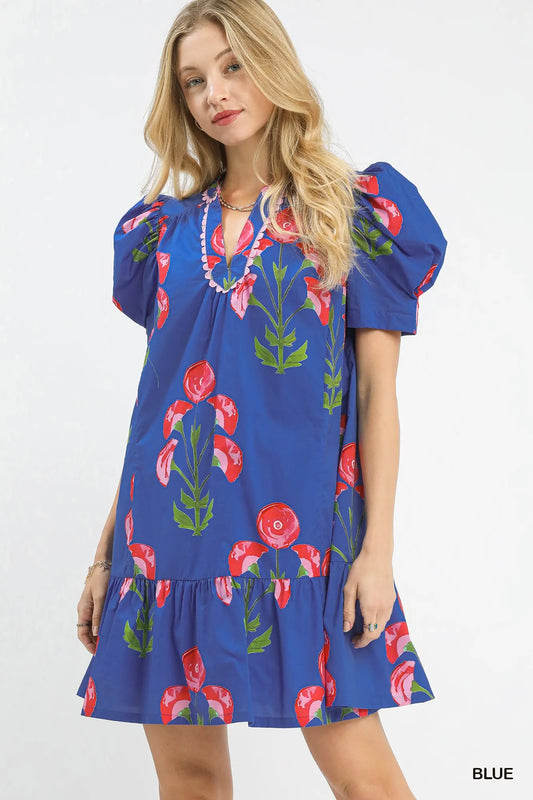 Thinking of You Dress - Blue