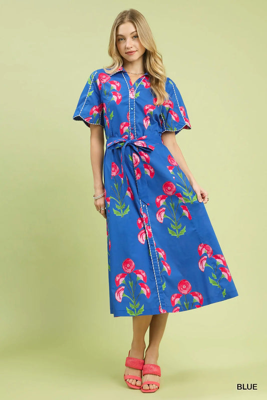 Choosing Texas Dress - Blue