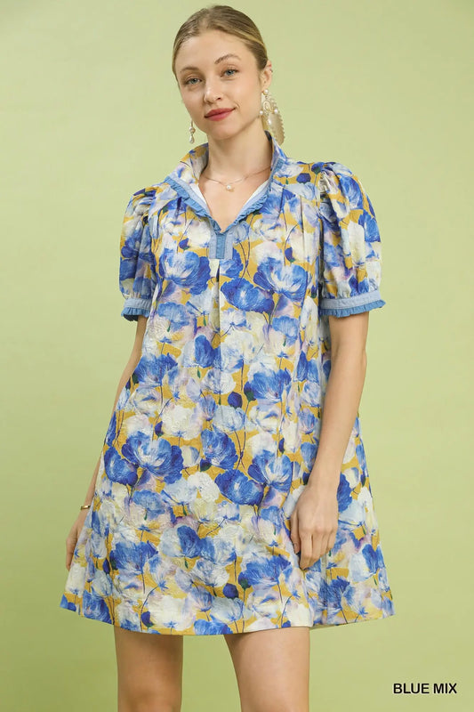 Blindsided Dress - Blue