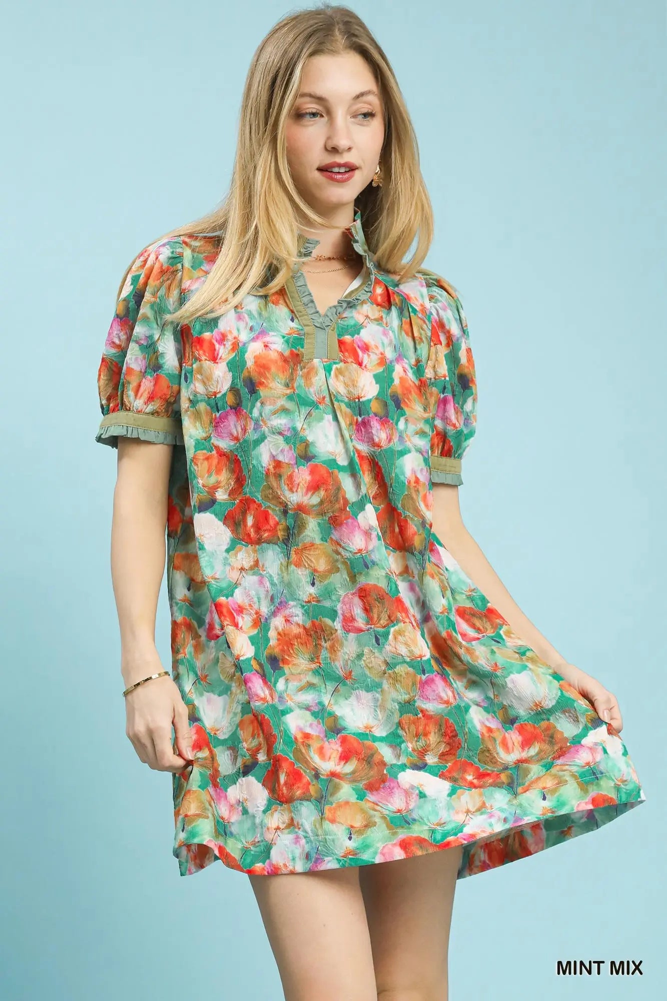 Blindsided Dress - Mint
