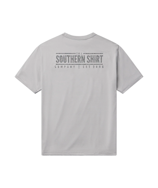 SSCO Camo Badge Performance Tee - Mackerel