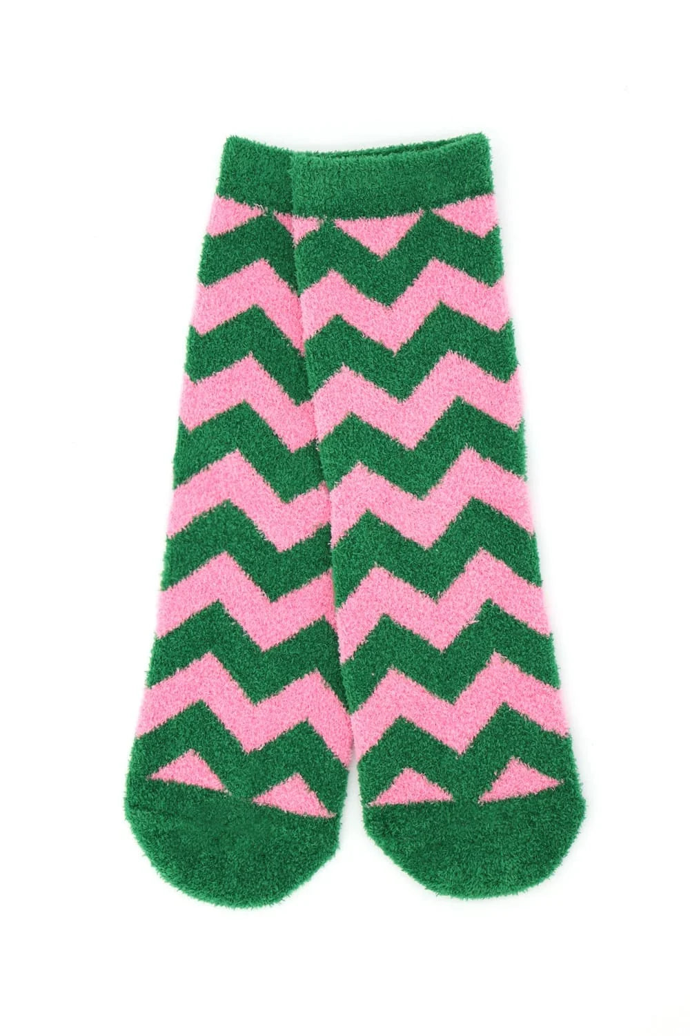 Pink & Green Socks