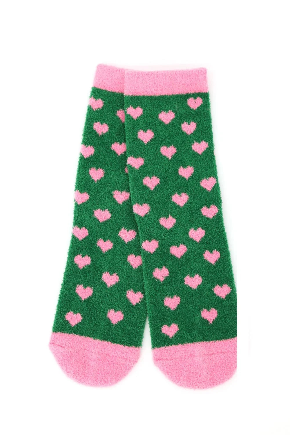 Pink & Green Socks