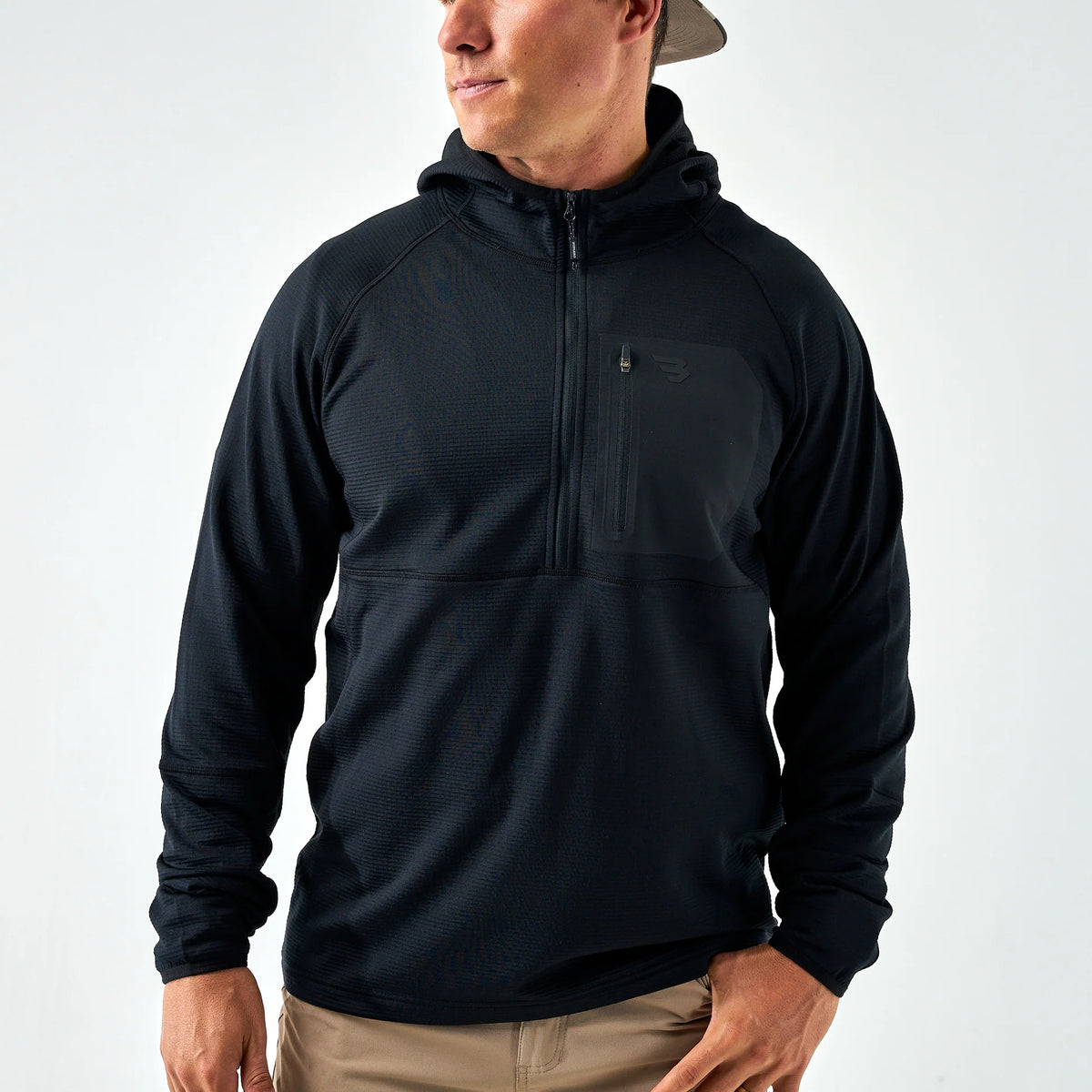 Burlebo Blaze Tech Quarter Zip - Black