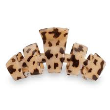 Teleties Small Classic Claw Clip- Blonde Tortoise