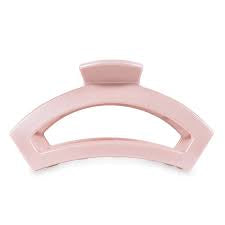 Teleties Open Small Claw Clip- Pearly Pink
