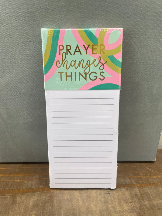 Magnetic Notepad - Prayer Changes Things