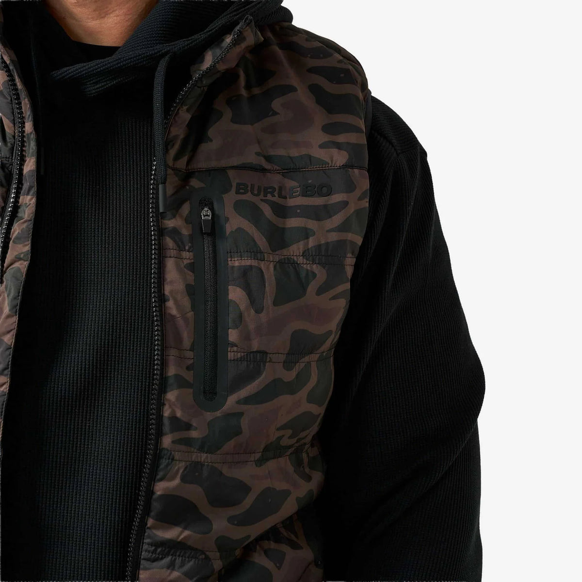 Burlebo Puffer Vest - Bendita Camo