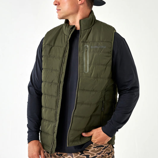Burlebo Puffer Vest - Mallard Green