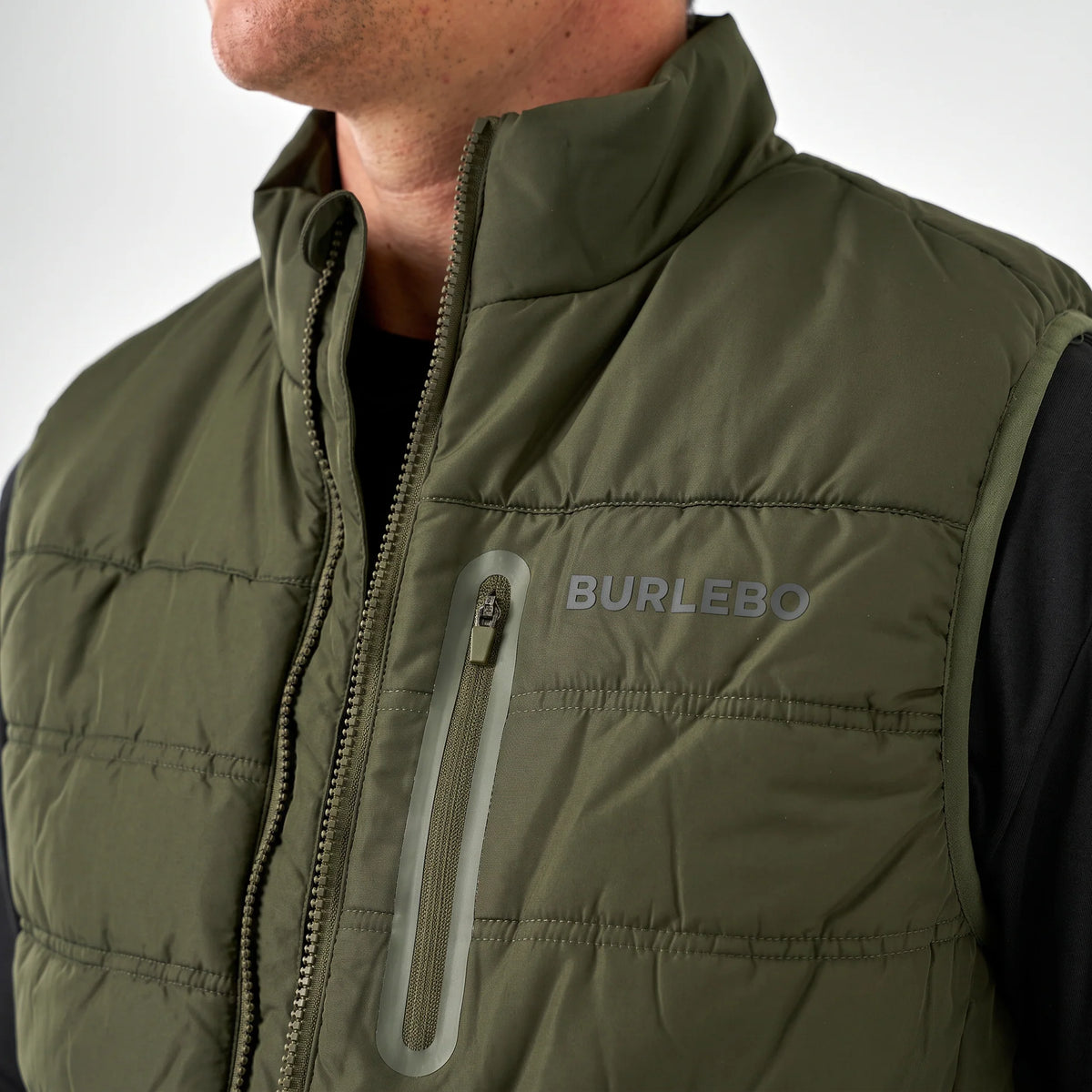 Burlebo Puffer Vest - Mallard Green