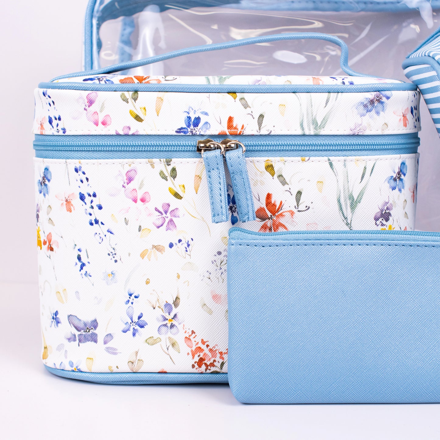 Nora Cosmetic Travel Set- Blue Multi