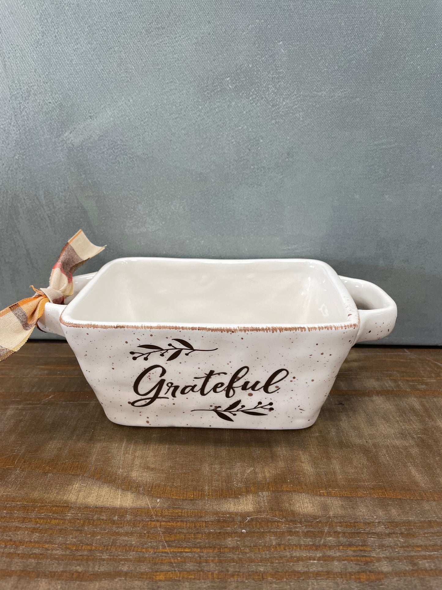Thanksgiving Small Ceramic Dish