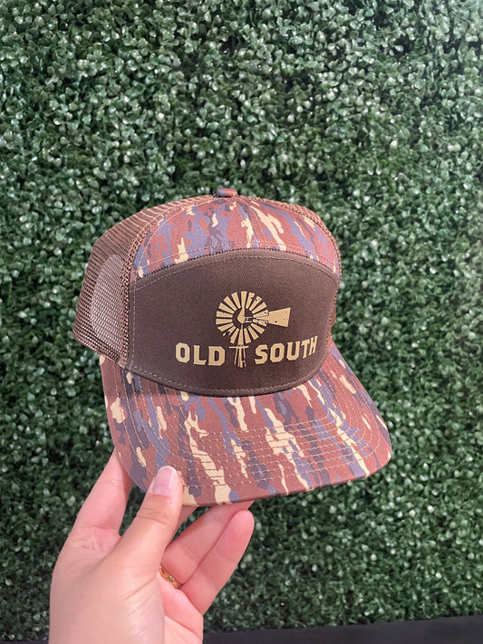 Old South Windmill Camo Trucker Hat