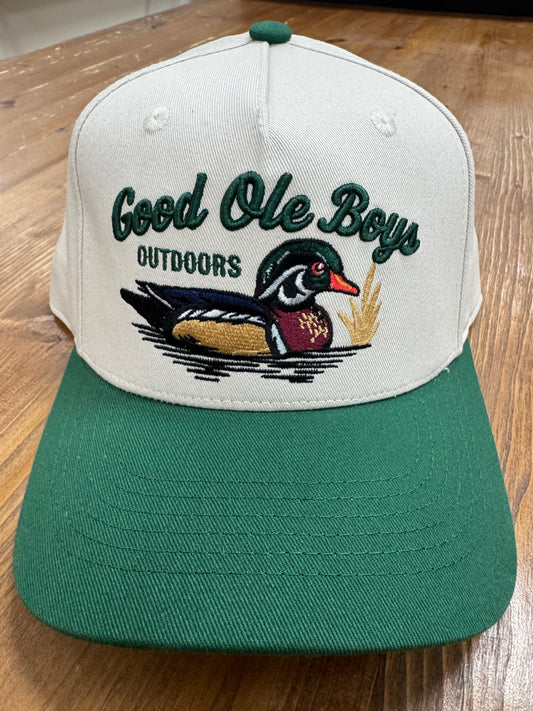 Good Ole Boys Wood Duck Hat - Green