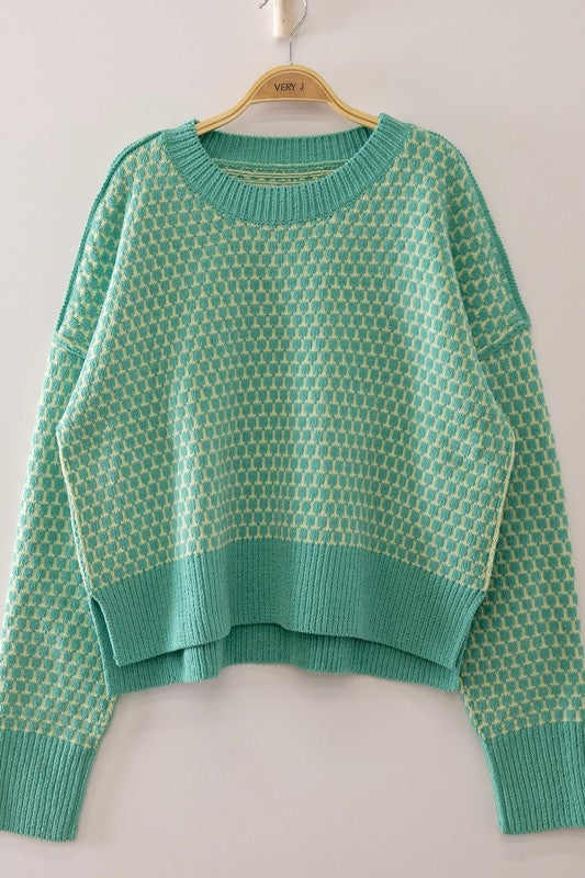 Unbothered Sweater - Seafoam