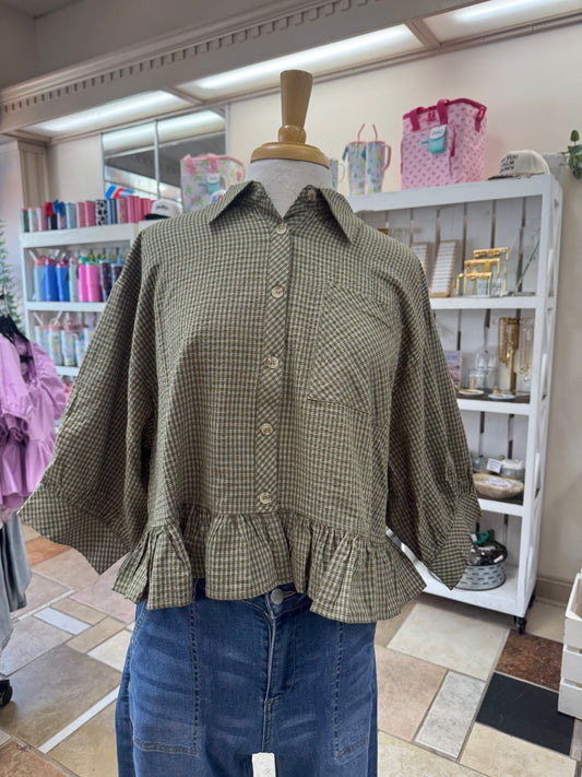Everything I Ever Wanted Top - Olive