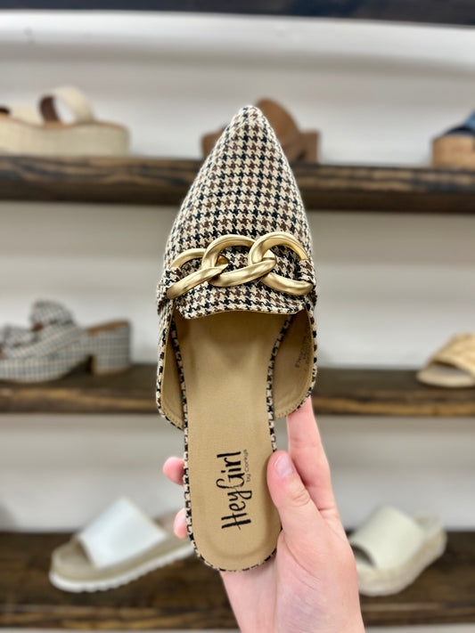 Corkys Playin for Keeps Houndstooth Flats