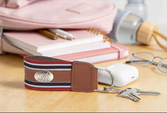 Alabama Crimson Tide Collegiate Grosgrain Ribbon Key Chain