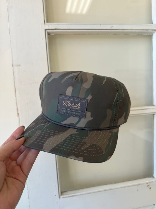 Marsh Wear Top Shelf Hat - Thyme Lowland Camo