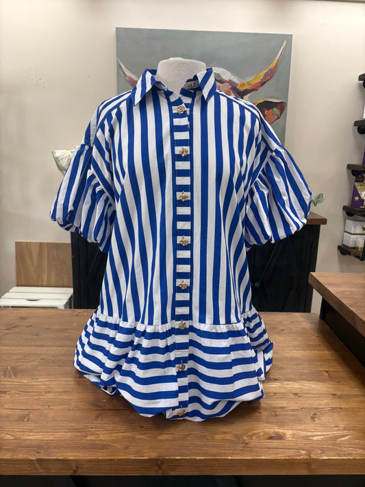 Party in the USA Dress - Blue