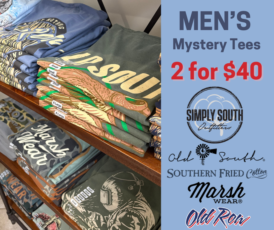 MEN’S MYSTERY TEES