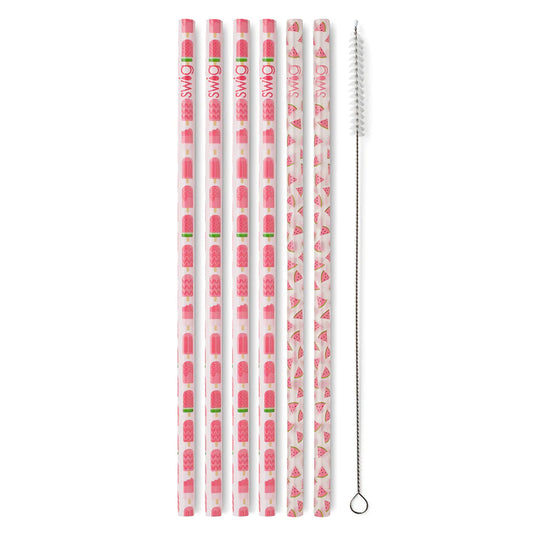 Swig Melon Pop Straw Set