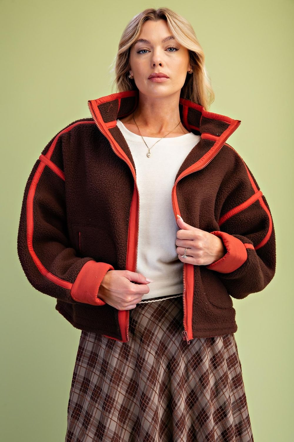 Warmest Wishes Jacket - Brown