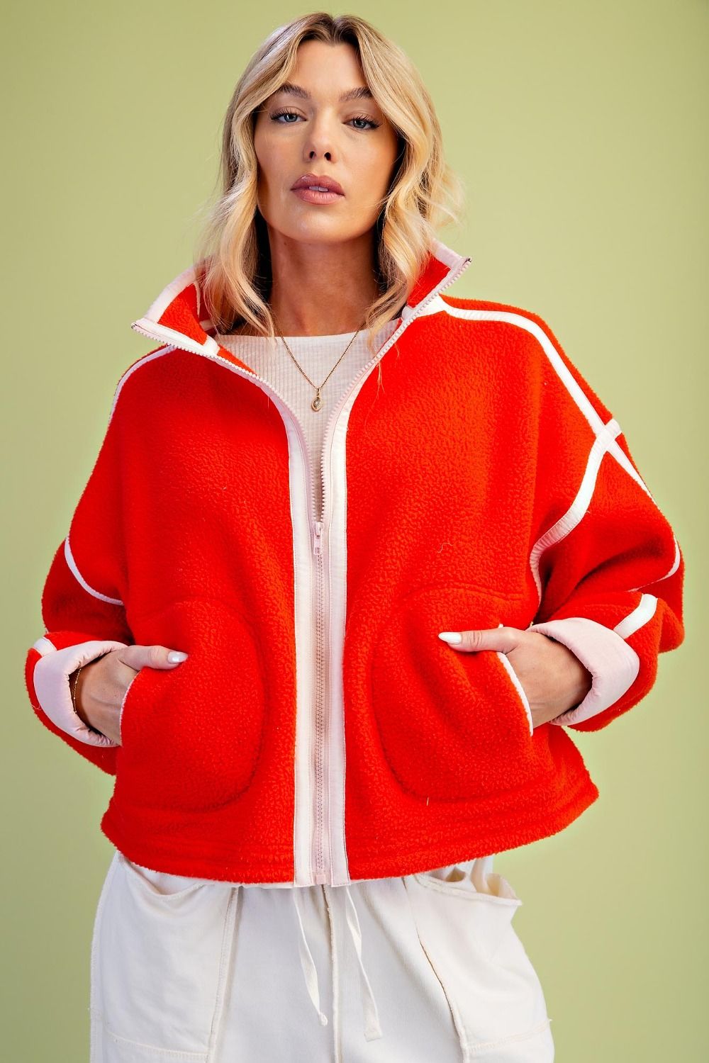 Warmest Wishes Jacket - Carrot