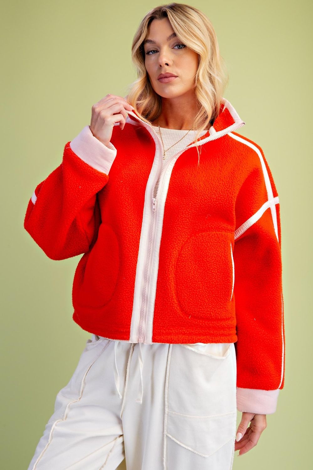Warmest Wishes Jacket - Carrot
