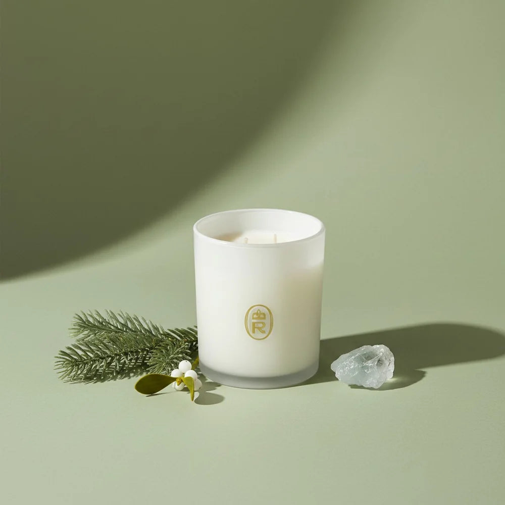 Bourbon Royalty 14oz Glass Candle - Mistletoe