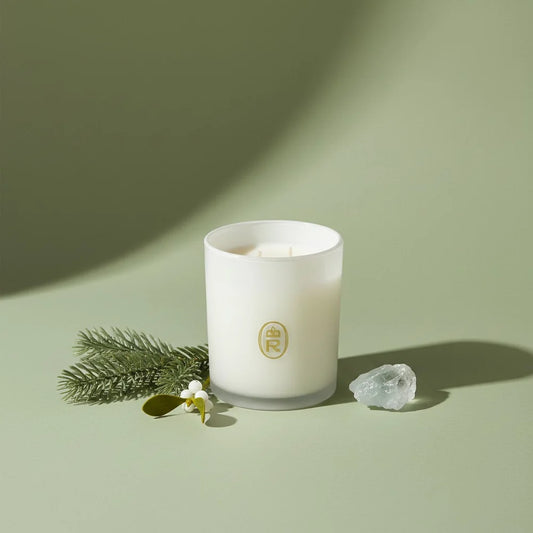 Bourbon Royalty 14oz Glass Candle - Mistletoe