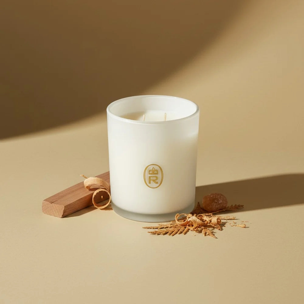 Bourbon Royalty 14oz Glass Candle - Santal