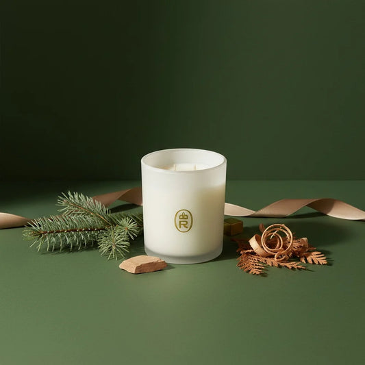 Bourbon Royalty 14oz Glass Candle - Regal Fir